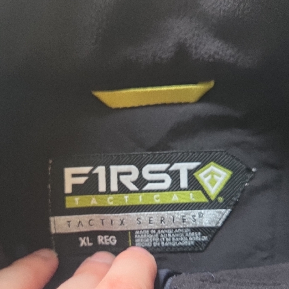 First Tactical Men's Performance Soft Shell Short Jacket Midnight Navy Size XL - Picture 5 of 15